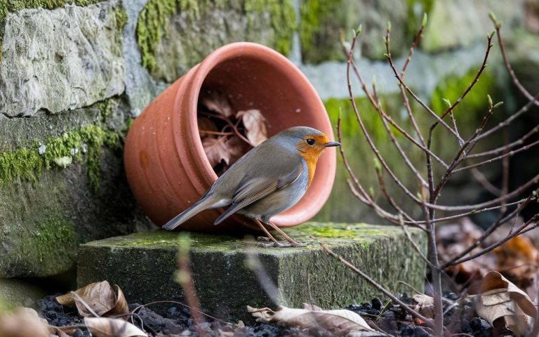 DIY im Winter: In 2 Minuten einen Vogelunterschlupf aus einem alten Blumentopf basteln