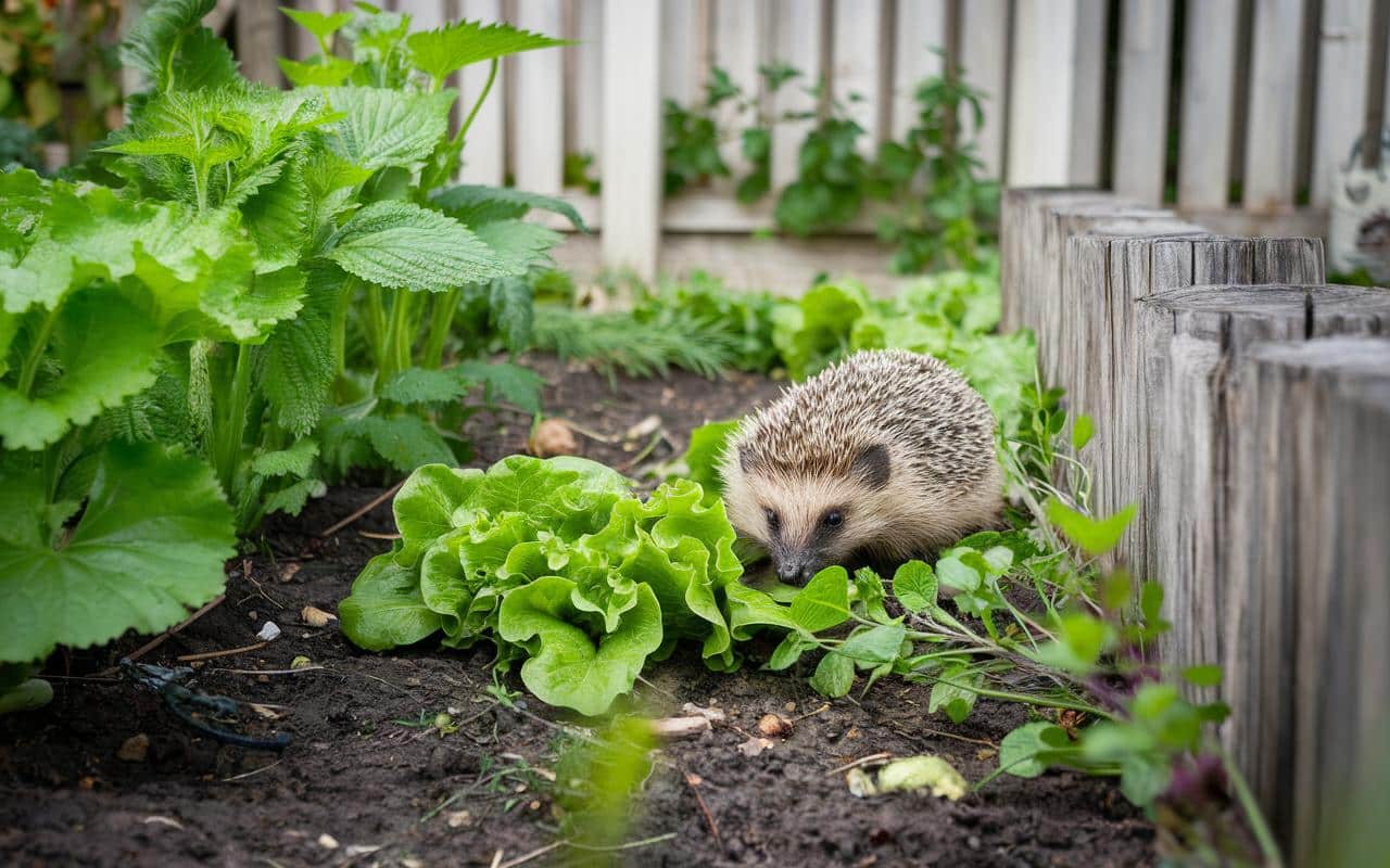 Im Garten die Brennnessel Urtica urens stehen lassen: Sie lockt Igel an und begrenzt Nacktschnecken