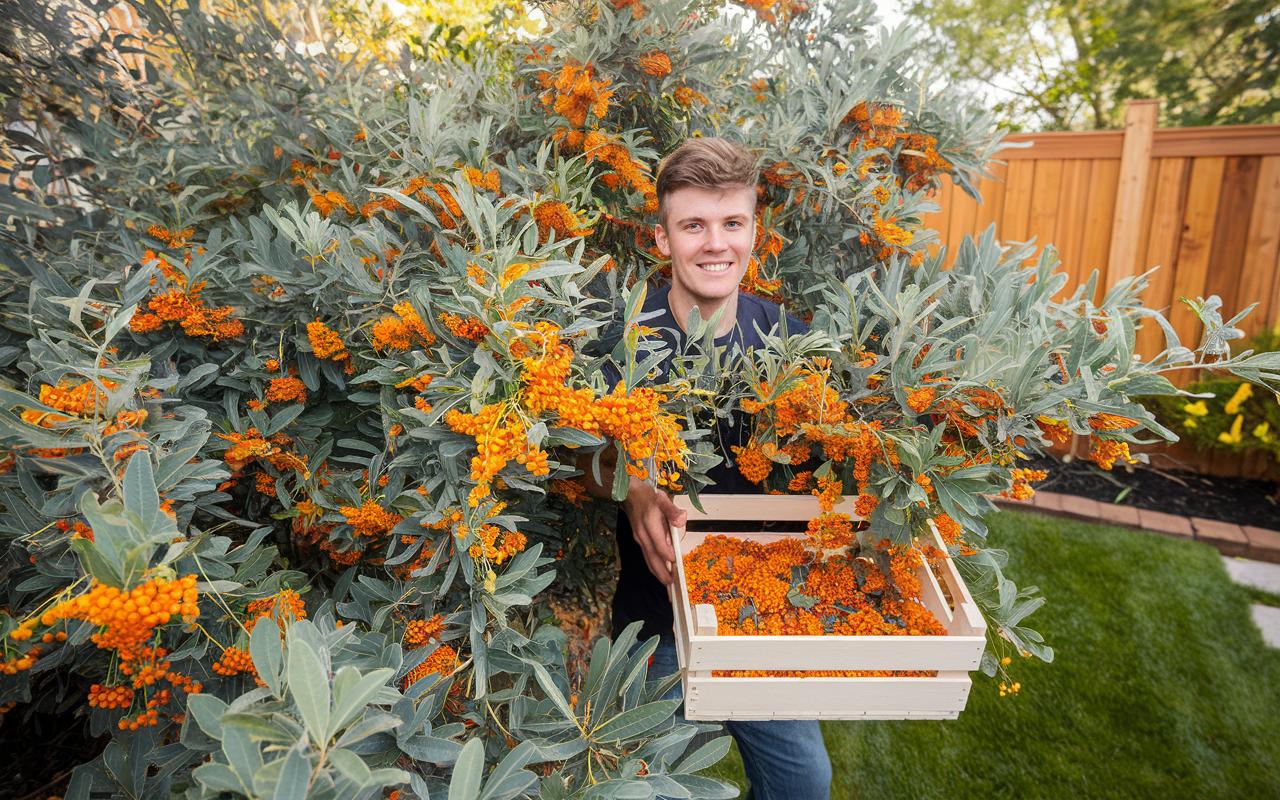 Sanddorn: der unbekannte Obstbaum, der große Ernten liefert und wenig Pflege benötigt